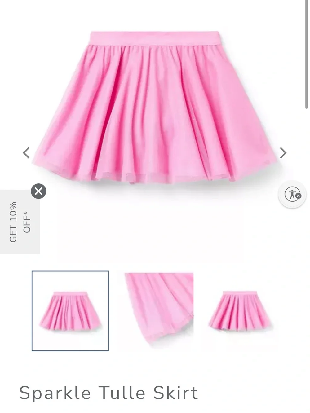 Janie and Jack wear tulle selling